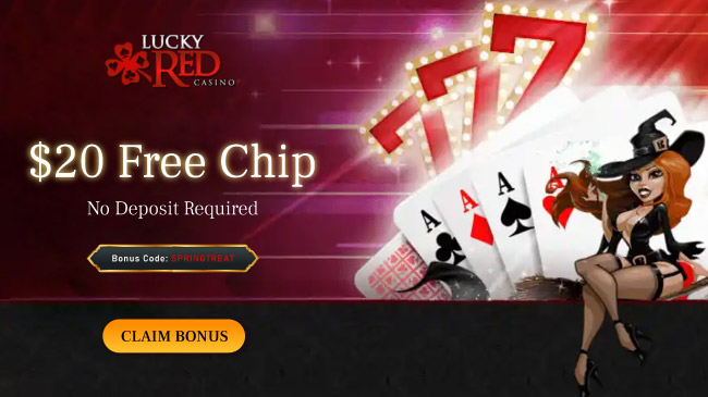 Lucky Red Casino No Deposit Bonus Lucky Red Casino $20 Free Chip Claim Your Bonus Code